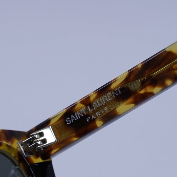 Saint Laurent SL1 010 Sunglasses Havana/Black Square Frame, Grey Lenses - Picture 9 of 12